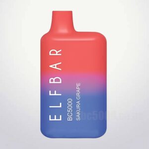 ELF BAR BC5000 Disposable 5000 Puffs Sakura Grape 13ml