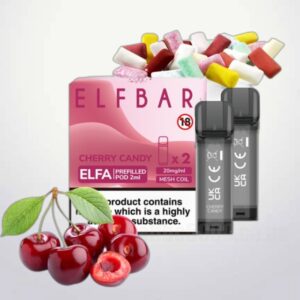 ELF BAR ELFA Prefilled Pod Cherry Candy 600 Puffs